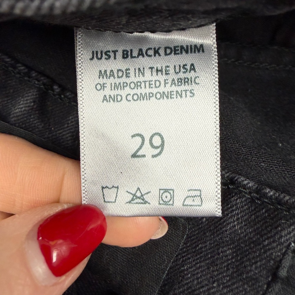 Just Black Free People NWT Black Flare Jeans - Picture 4 of 7